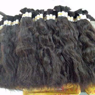 Wholesale Factory Brazilian Virgin Human Bulk Hair for Wig Making Very Silky And Soft Hand Feeling