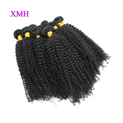 Peruvian hair 100% unprocessed kinky curly not mixed wholeprice human virgin hair wefts