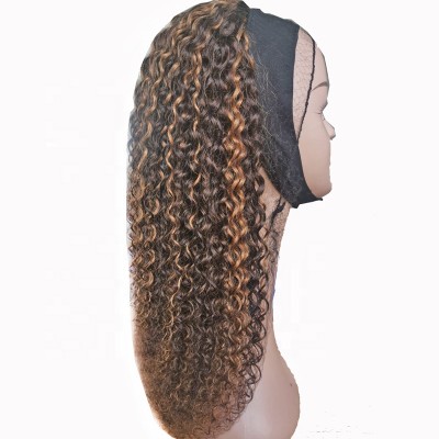 100% virgin brazilian human hair headband wigs,cheap wholesale natural human hair wigs for black women,none lace wigs