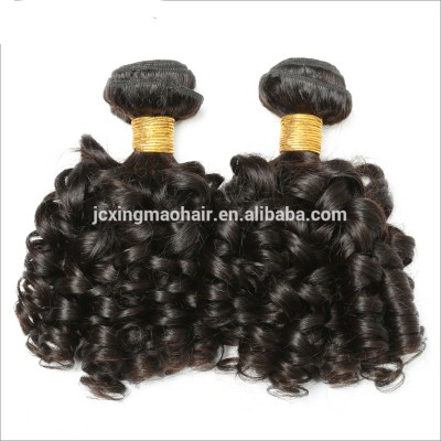 Top Selling Human Hair Extension Curly Funmi Hair Double Drawn