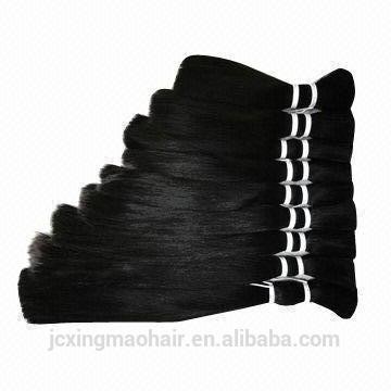 Good Quality 100%Human Hair Indian Non Remy Double Drawn Hair bulk